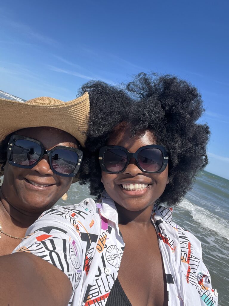 post-grad beach trip with my mom