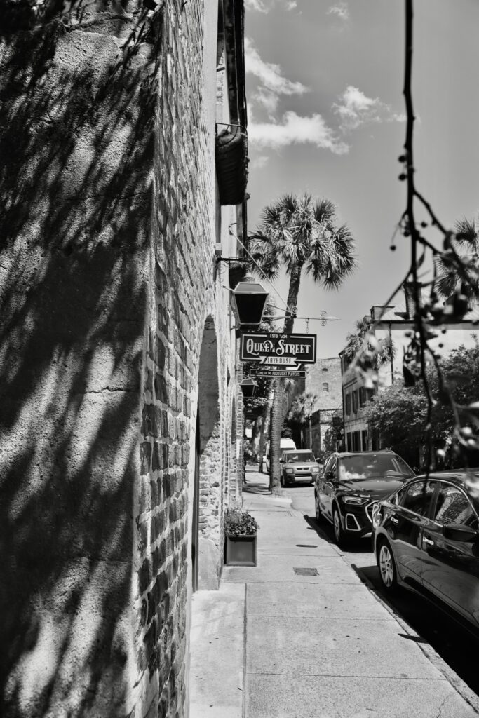 Queen street, Charleston south Carolina with mom